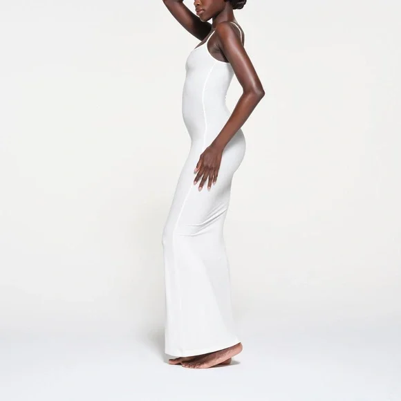 SKIMS SOFT LOUNGE LONG SLIP DRESS, Size Medium, brand new, $80 - Picture 5 of 9